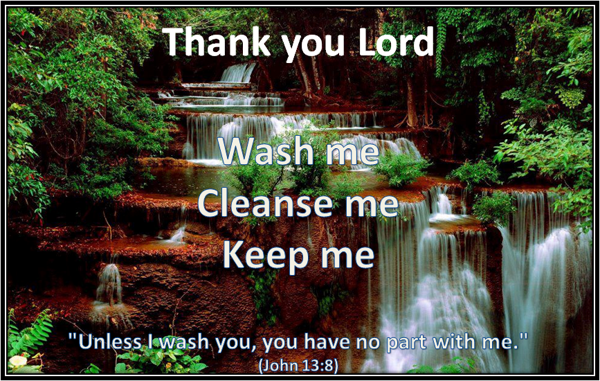 Image result for pictures of  JESUS WASHING ME CLEAN