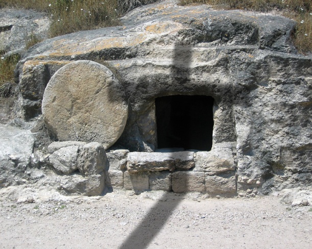 tomb and cross